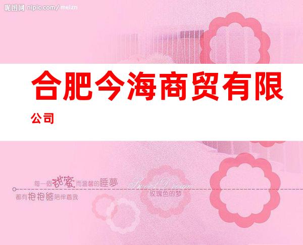 合肥今海商贸有限公司